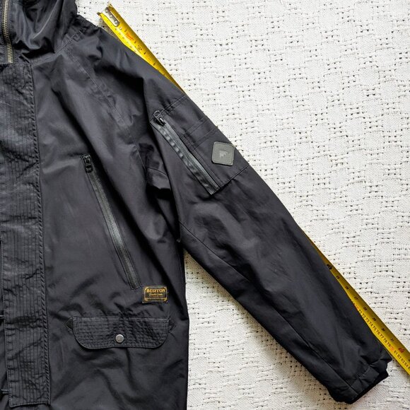 BURTON 2013 DRYRIDE Snowboard SUKABUMI Parka Black Zip/Button Mens Size M, Wmn L - Picture 5 of 7